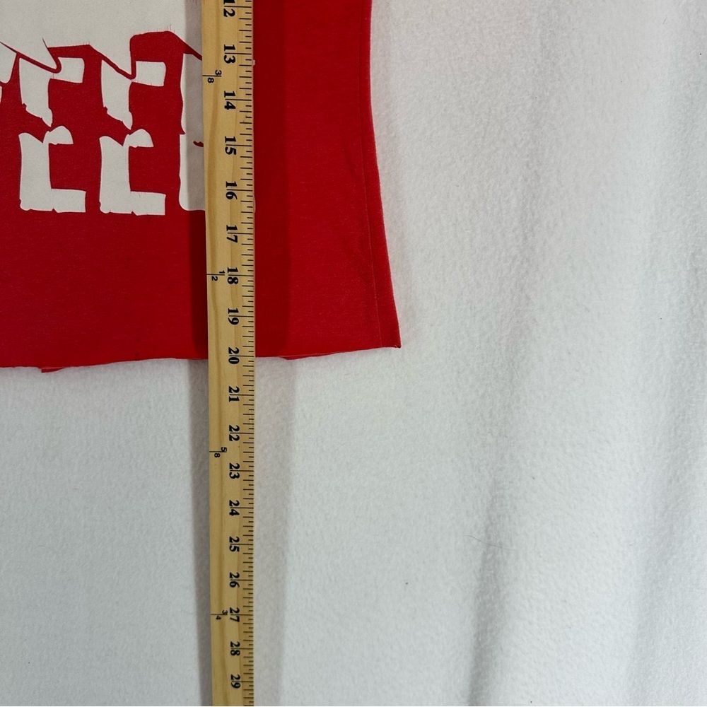 I Survived Shark Week V Neck T Shirt Girls‎ M Red - Picture 5 of 10